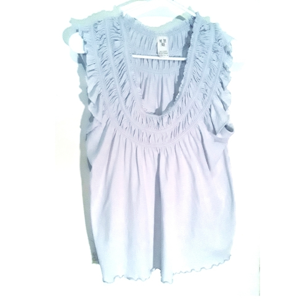 Free People We The Free Pale blue blouse